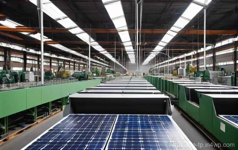 생태계 중심 사고와 지속 가능한 기업 운영 - **Prompt:** A dynamic, wide shot of a modern German "Mittelstand" (SME) factory floor, showcasing an...