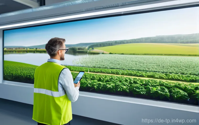 생태계 중심 사고와 스테이크홀더 참여 - "A dynamic and vibrant scene illustrating the 'invisible threads' of interconnectedness in a modern ...